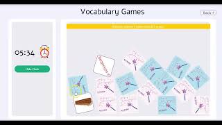 4-nouns vocabulary learning games- a dynamic memory game