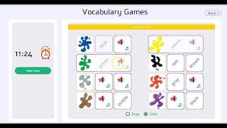 5-vocabulary color games