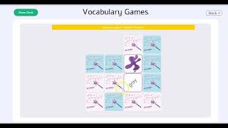 3-vocabulary- colors learning game