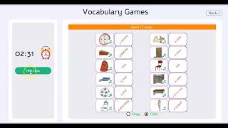 2-nouns vocabulary learning games