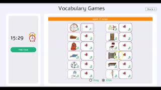 1-nouns vocabulary learning games