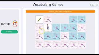 3-adjectives learning digital games - memory game